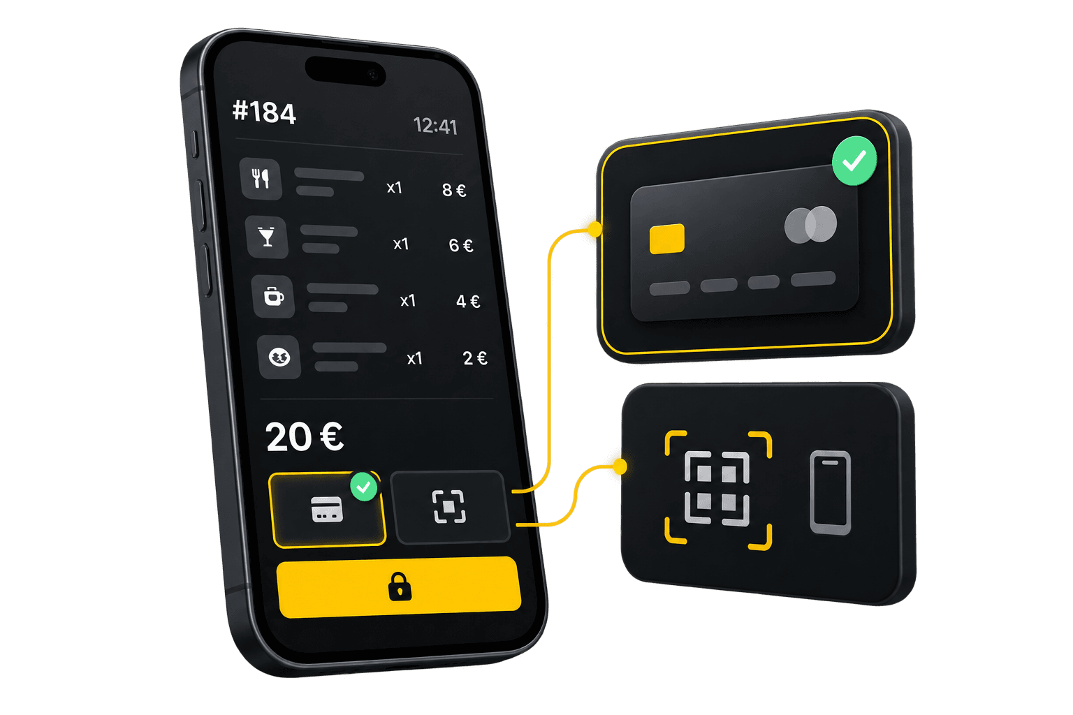 Paiement sur téléphone avec Stripe ou Payconiq